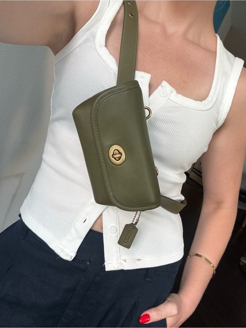 Coach Olive flair belt bag